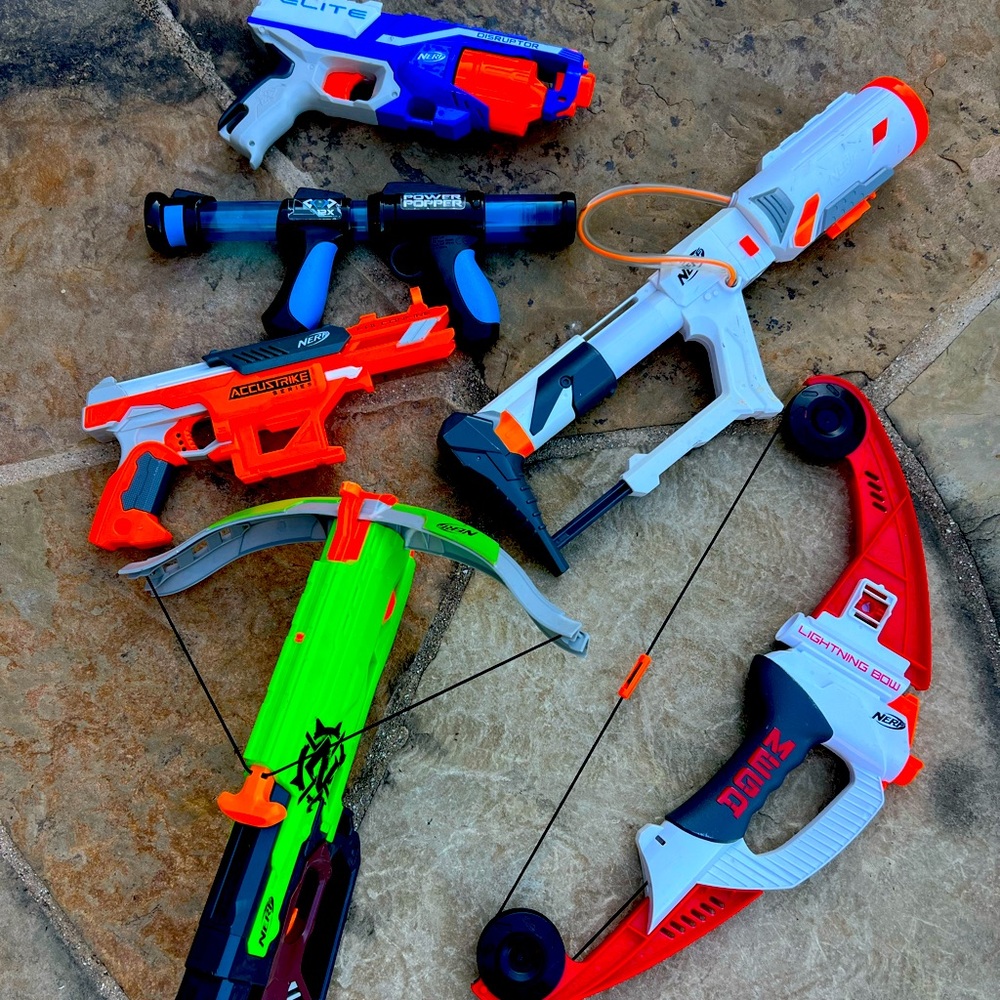 Nerf Guns Entire Set